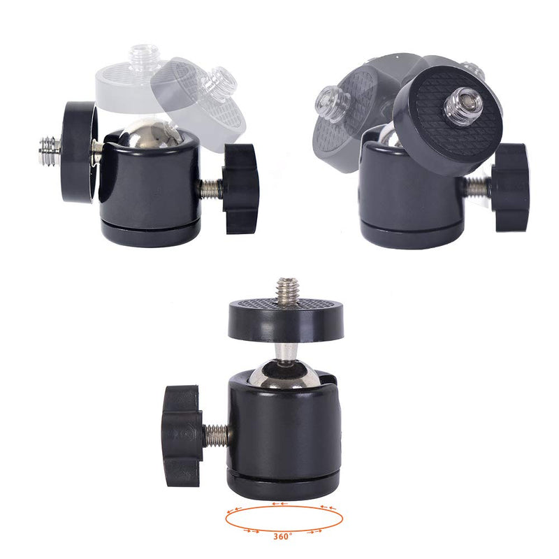 IMT 6" Car Camera Mounting Kit Pump Vacuum Suction Cup Mount, Professional Camcorder Vehicle Holder w/ 360° Panorama Ball Head and 180°, DSLR Camera Video Stabilizer Car Sucker Cup Holder 6"
