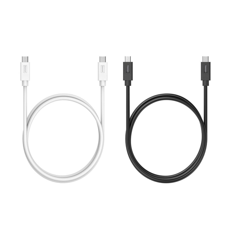 USB C Cable, Tronsmart USB-C to USB-C Cable for ChromeBook Pixel, Google Pixel/Pixel XL, Nexus 5X / 6P, LG G5, HTC 10 and More (3.3 Feet, 1 x Black,1 x White)