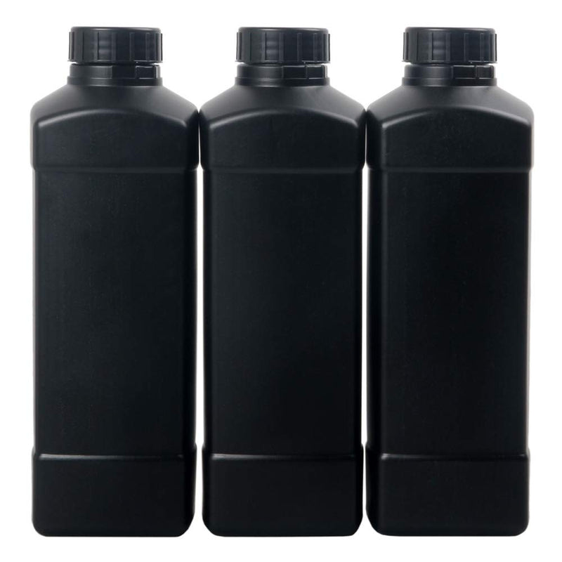 3X 1000ml Darkroom Chemical Storage Bottles Film Photo Developing Processing 1L