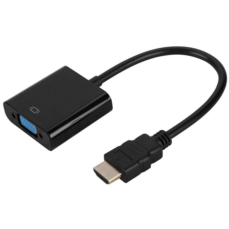 720p/1080p HDMI Male to VGA Female Video Converter Adapter Cable for PC Laptop, HD Set-top Boxes, Hard Disk Players