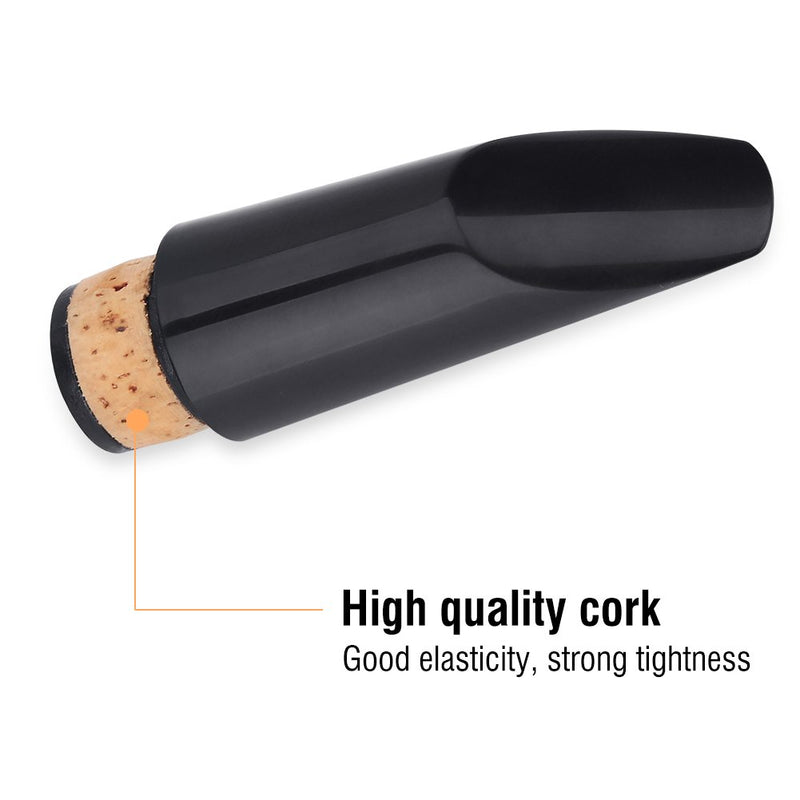 Dilwe Clarinet Mouthpiece, Professional ABS Cork Clarinet Mouthpiece for Clarinets Instrument