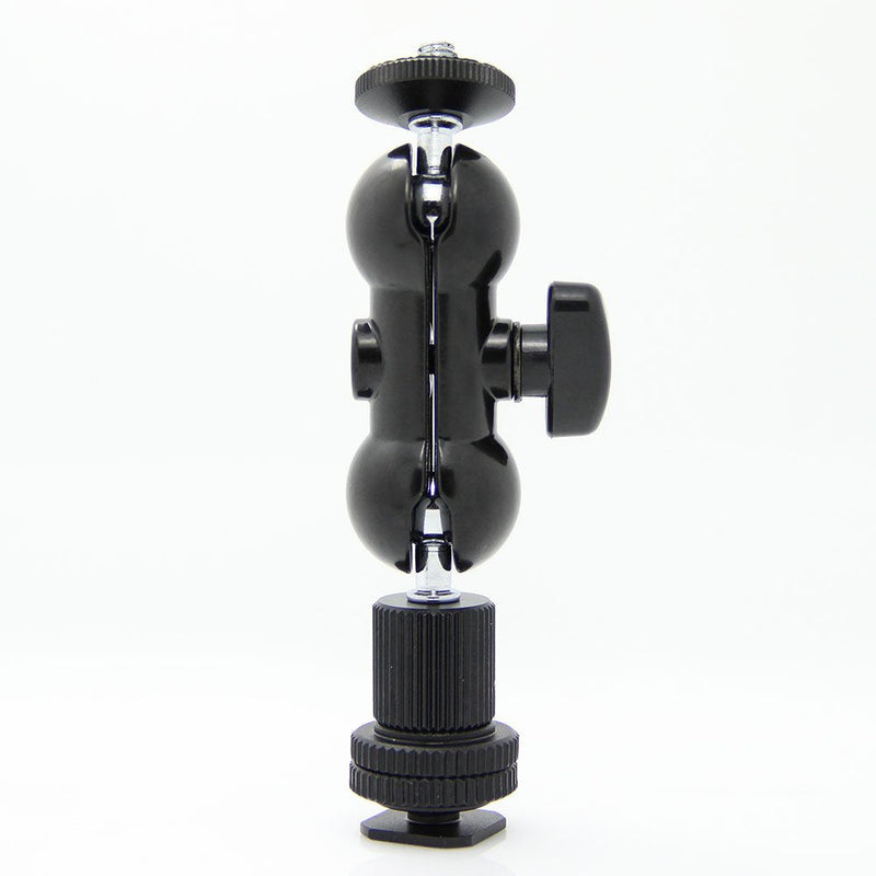 CAMVATE 360°Swivel Ball Head w/1/4 Screw + Hot Shoe Mount for DSLR Camera DV LED Light - 1161