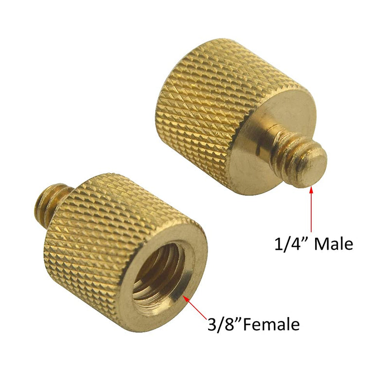 [AUSTRALIA] - XINMEIWEN 22Pack Camera Screw Adapter 1/4 to 1/4 Screw 1/4 to 3/8 Tripod Screw Adapter Brass Screw Adapter Camera Screw Mount Set for Camera Tripod Mono-pod Adapter-22P 