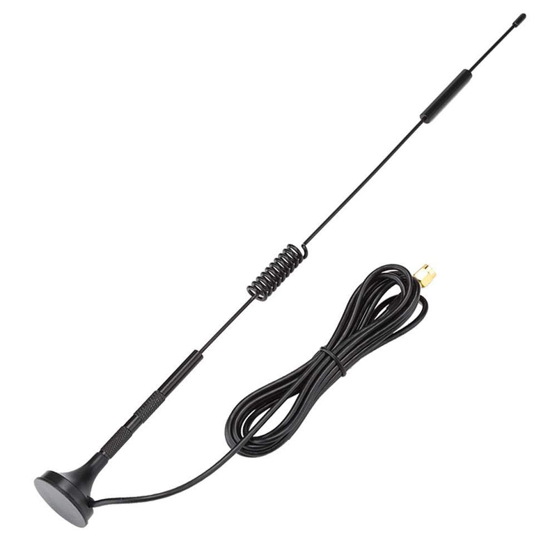 Zopsc LTE Outdoor Antenna SMA Male 4G/3G 18dBi High Gain Magnetic GSM Outdoor Sucker Antenna 700-2700MHz 36cm High(5m) 5m