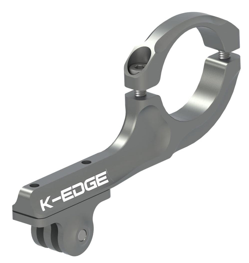 K-EDGE GO BIG Pro Handlebar Mount for GoPro Hero (K13-420 Gun Metal Grey) GunMetal