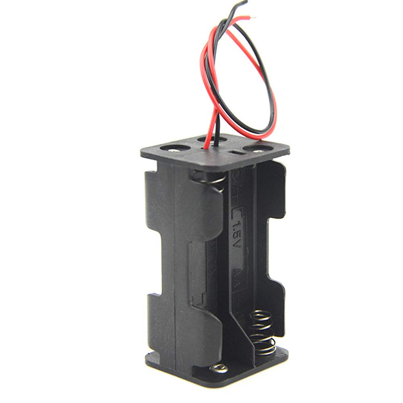 [AUSTRALIA] - WMYCONGCONG 6 PCS 4 x 1.5V AA Battery Holder Case Box with Black Red Wire Leads 
