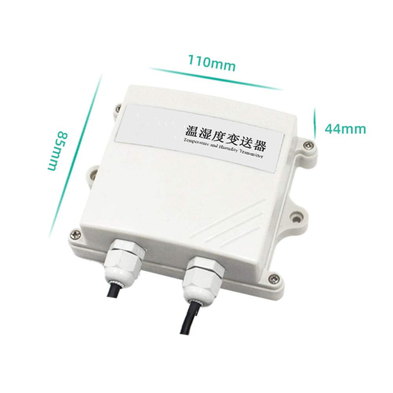 Taidacent Temperature and Humidity Transmitter Sensor RS485 Modbus RTU 4-20mA 0-10V 0-5V Analog Air Mositure Probe Monitor Wall Mounted Industrial Agricultural Greenhouse (4-20mA)