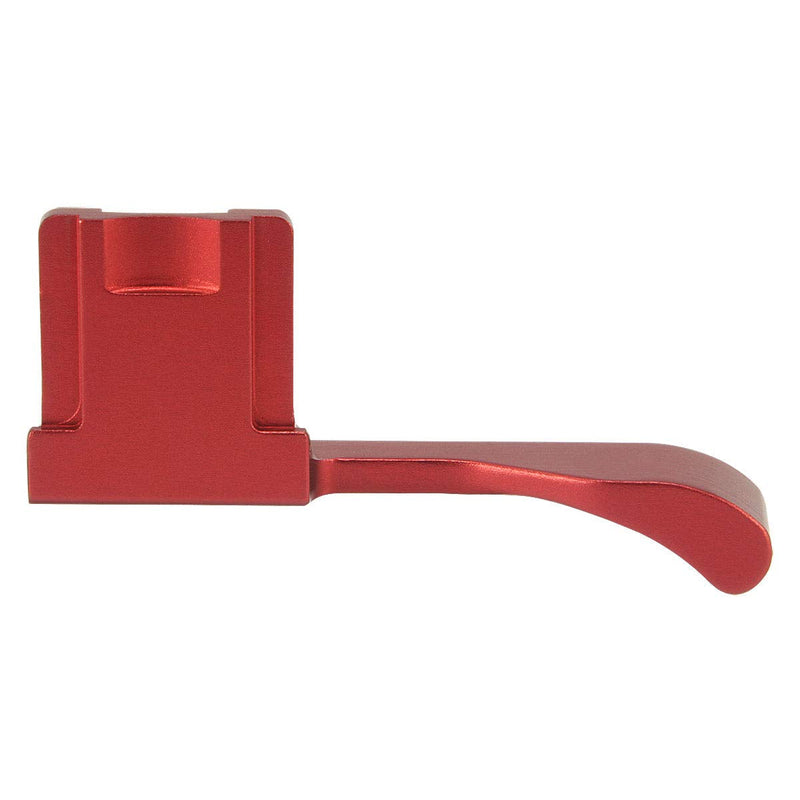 Haoge THB-X2R Metal Hot Shoe Thumb Up Rest Hand Grip for Fujifilm Fuji X100V Camera Red