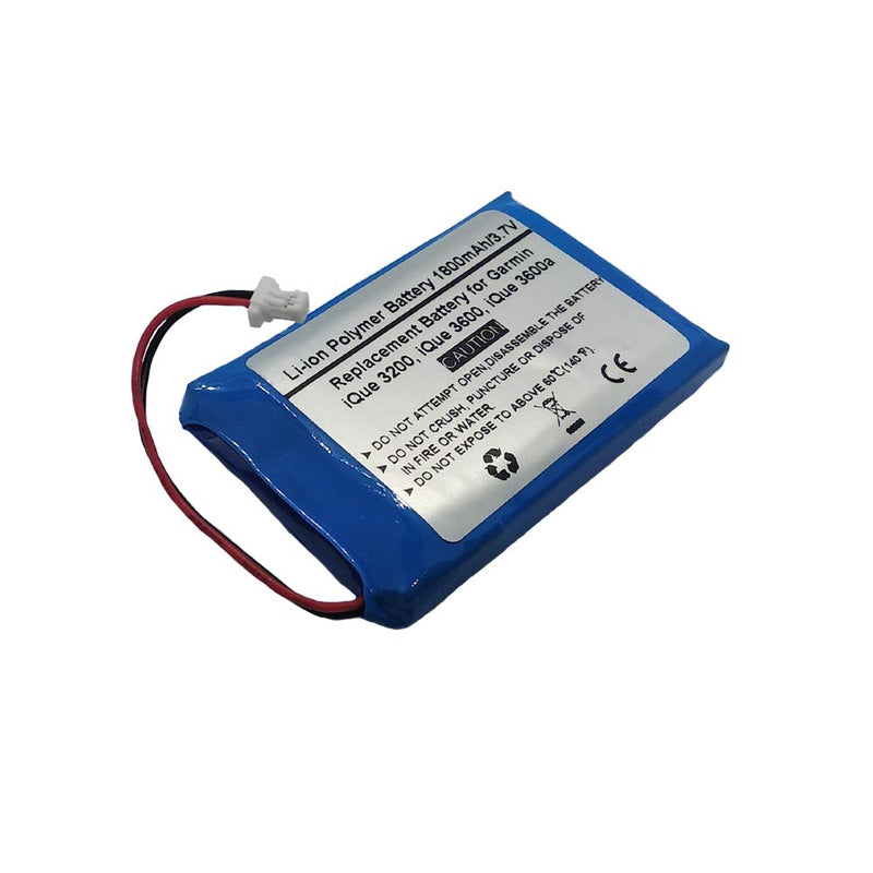 Starnovo 3.7V 1800mAh Replace GPS Navigator Battery for Garmin iQue 3200, iQue 3600, iQue 3600a,(P/N 1A2W423C2, A2X128A2)