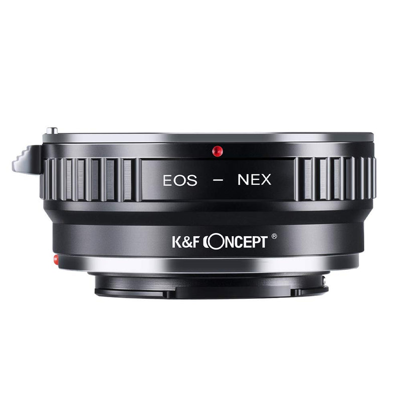 K&F Concept Lens Mount Adapter Compatible with Canon EOS Lens to Sony Alpha Nex E-Mount Camera Body,fits for Sony NEX-3, NEX-5, NEX-5N, Sony a6000, Sony a6500, NEX-C3, NEX-F3 EOS-NEX