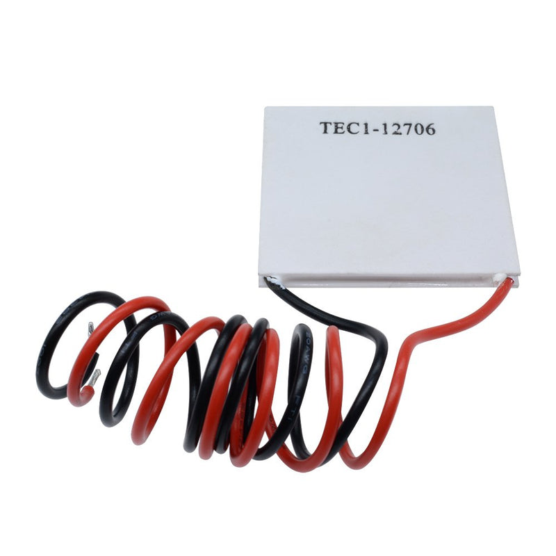 Aideepen TEC1-12706 12V 6A 60W 5pcs Heatsink Thermoelectric Cooler Cooling Peltier Plate Module 40x40MM
