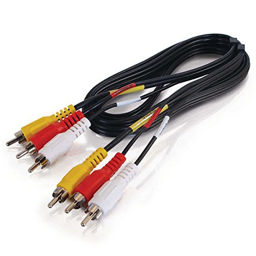 C2G 40448 Value Series Composite Video + Stereo Audio Cable, Black (6 Feet, 1.82 Meters)