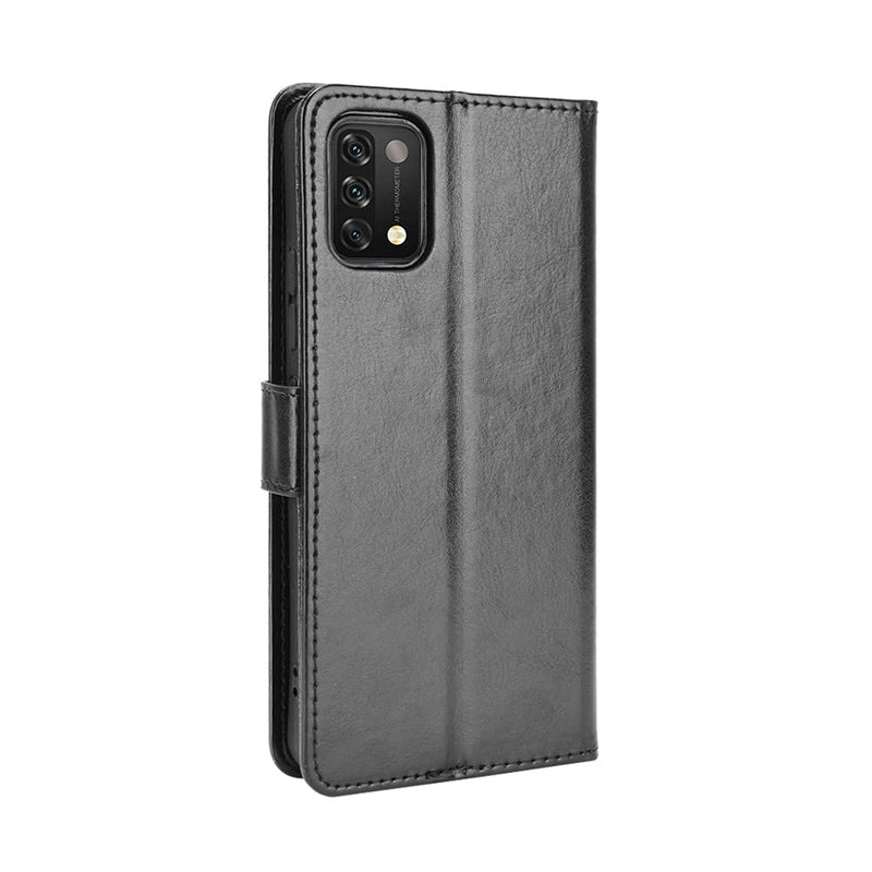 QiongNi Case for UMI Umidigi Power 5 Leather Case,Case for Umidigi Power 5 Case Cover,Flip Leather Wallet Cover Case for UMI Umidigi Power 5 Case Black