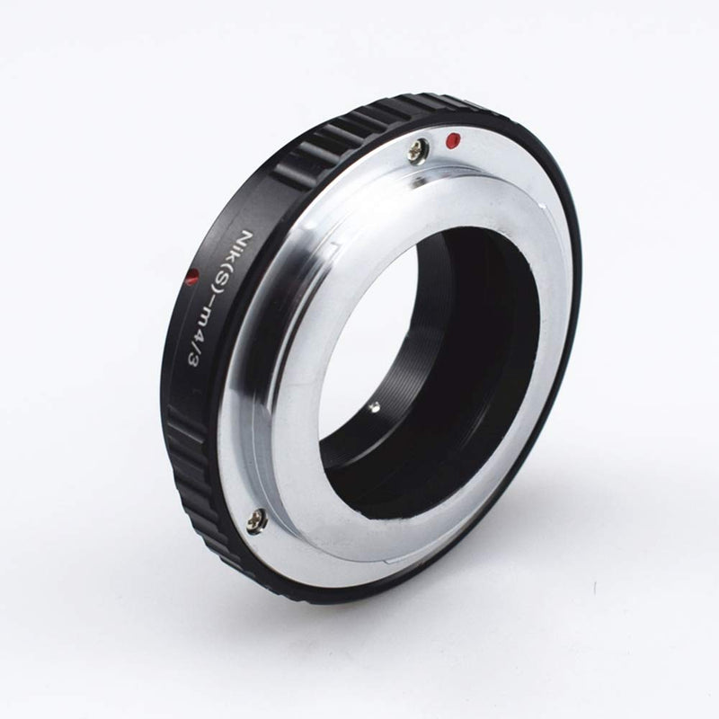 Compatible with for Nikon S Range Finder Lens to Micro 4/3 M4/3 Adapter GX7 GF6 GH3 G5 GF5 GX1 GF3 G3 & for Olympus OM-D E-M1 E-M5 E-PL6 E-P5 Camera NIKON S to M4/3 adapter