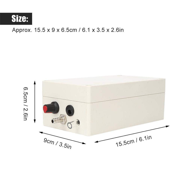 Vacuum Pump, 12V Electric Speed Adjustale Milking Machine Accessory Vacuum Pump, Anti-Corrosion Air Pulsator Milker Vacuum Pump for Donkey Sheep Cow Vacuum Pump Horse