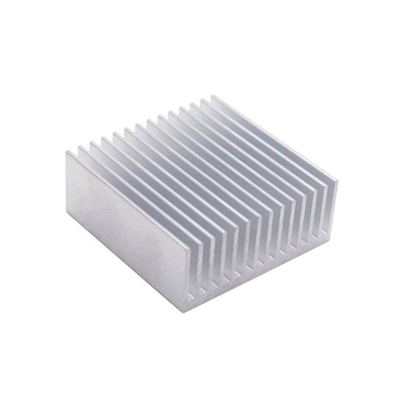 bnafes 4pcs Aluminum Heatsink Chipset Heat Radiator Cooling Fin Heatsink 50mm (L) x 50mm(W) x 20mm(H) Silver Tone