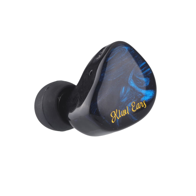 Linsoul Kiwi Ears Cadenza 10mm Beryllium Dynamic Driver IEM 3D Printed with Detachable Interchangeable Plug 0.78 2pin 3.5mm IEM Cable for Musician Audiophile (Verse, Cadenza) Blue