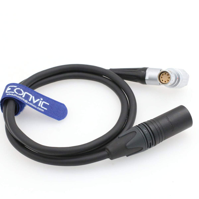 Eonvic ARRI Alexa Amira Power Cable 2B.308 to 3 Pin XLR Male Plug (3.28ft/100cm) 3.28ft/100cm