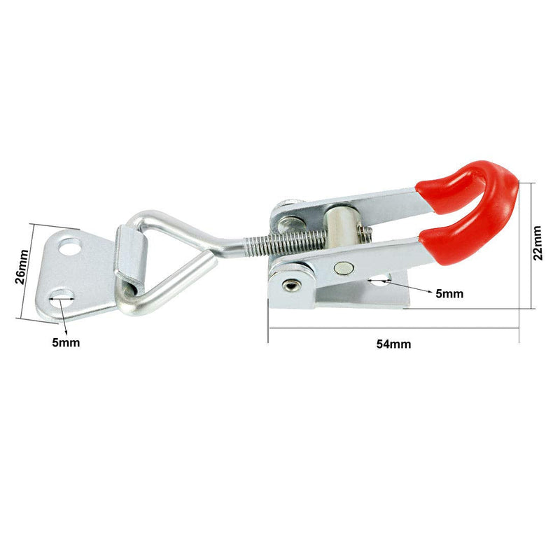 [AUSTRALIA] - uxcell 4pcs Pull Latch, Metal Adjustable Door Cabinet Box Case Toggle Latch Hasps - 220 Lbs Capacity 
