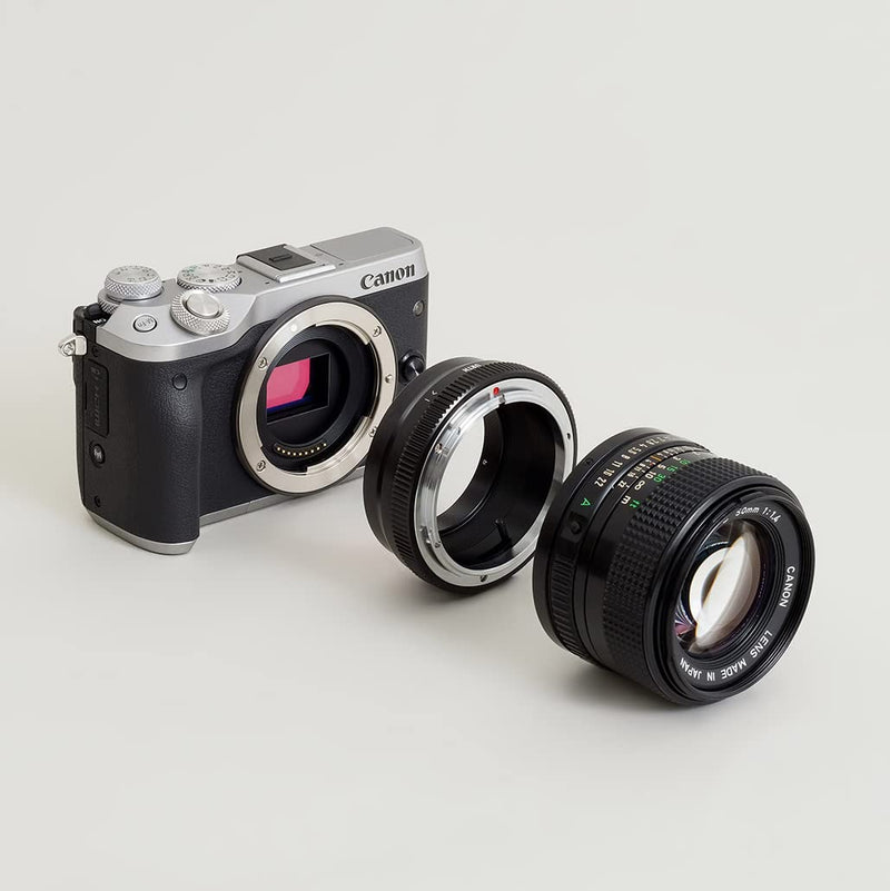 [AUSTRALIA] - Urth Lens Mount Adapter: Compatible with Canon FD Lens to Canon EF-M Camera Body 