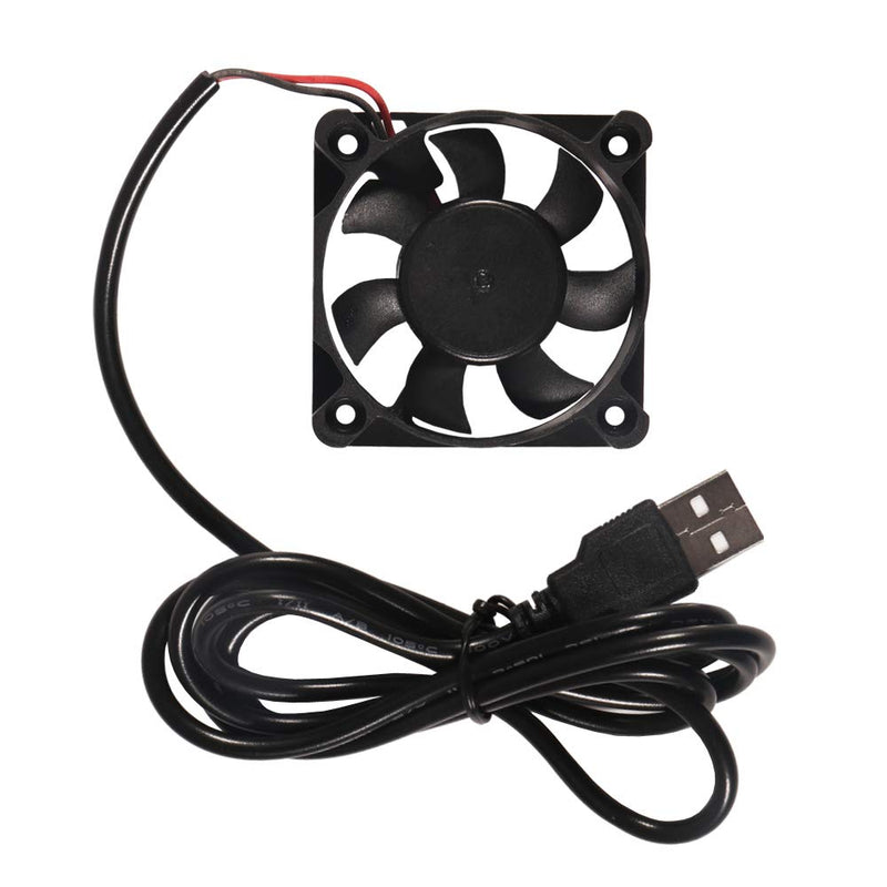 50mm Fan 5V USB Brushless DC Cooling Fan, 4 Pack Speed 4200 RPM Fan for Small Appliances Series Replacement (4 PCS 5010 5V USB) 4PCS 5V USB(5010)
