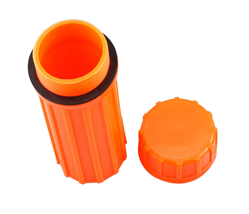 SE 3-in-1 Orange Waterproof Match Storage Box - CCH6-1