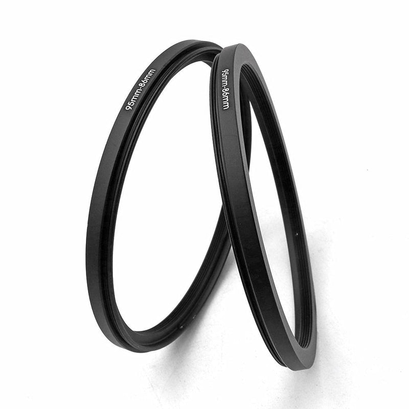 95 to 86mm Metal Step Rings/ 95mm to 86mm Step Down Ring Filter Ring Adapter for 95mm Camera Lens & 86mm UV CPL ND Filters Hoods Caps LingoFoto FS2067 95-86mm
