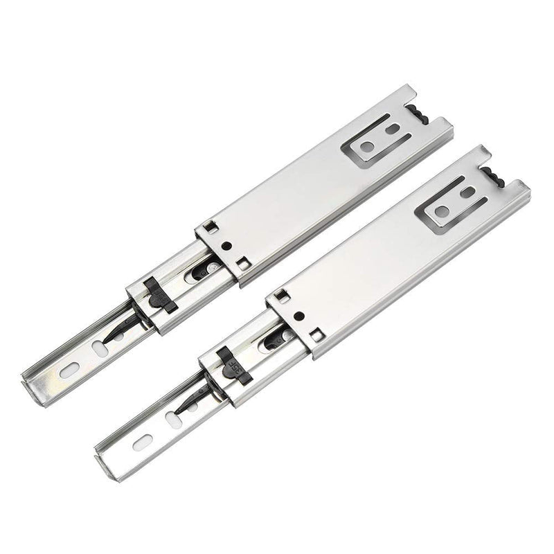 2pcs 5in Mini Short Drawer Slides Furniture Guide Rail Full Extension Kitchen Cupboard Hardware for Cabinets, Closets