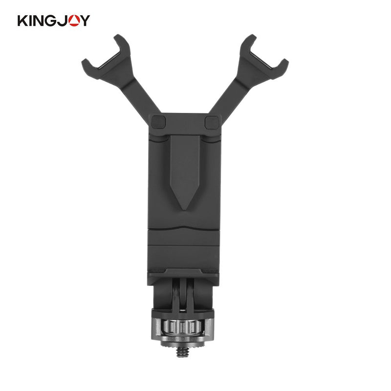 KINGJOY LC-22 Foldable Smartphone Clip Holder Clamp Bracket Compatible with iPhone 7 7Plus 6 6s 6Plus Compatible with DJI OSMO Handheld Stabilizer Selfie Stick