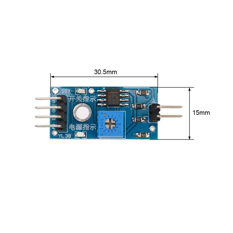 uxcell Raindrops Module Raindrop Detection Sensor Humidity Rain Weather Sensitivity Monitoring for Arduino