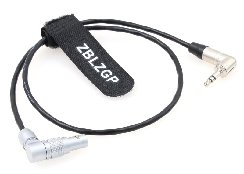 ZBLZGP 3.5mm TRS to Rotatable 5 Pin Tentacle Sync Timecode Cable for ARRI Alexa/Sound Devices