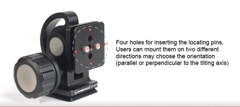 SunwayFoto DT-01R Monopod Head, 26.46lbs Capacity