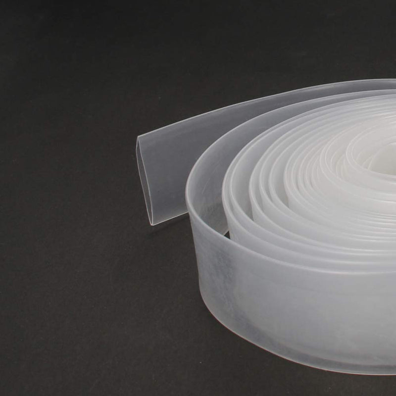 Othmro 16mm x 4m (Dia x L) PE Industrial Heat-Shrink Tubings,2:1 Electrical Wire Cable Wrap Assortment Electric Insulation Shrink tubing for Wires Cable Bonding Transparent Clear 16mm Diameter 4M Length