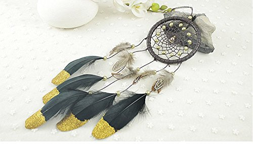 India Dreamcatcher Wind Chimes Pendant Dream Catcher Decoration +Free Thailand Hand Bag (BigDream+Bag)