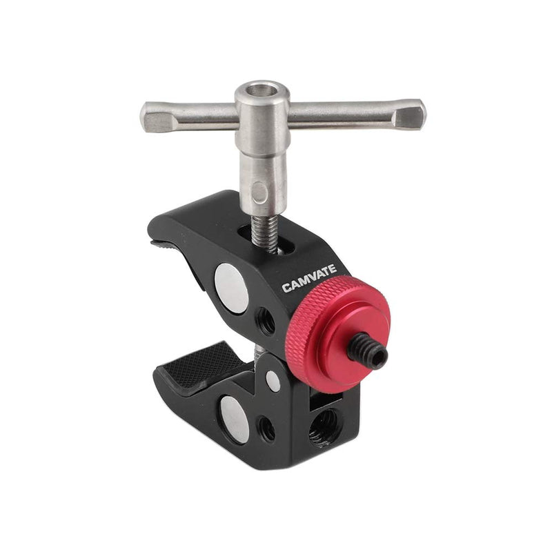 CAMVATE Super Clamp with 1/4"-20 to 1/4"-20 Screw Converter