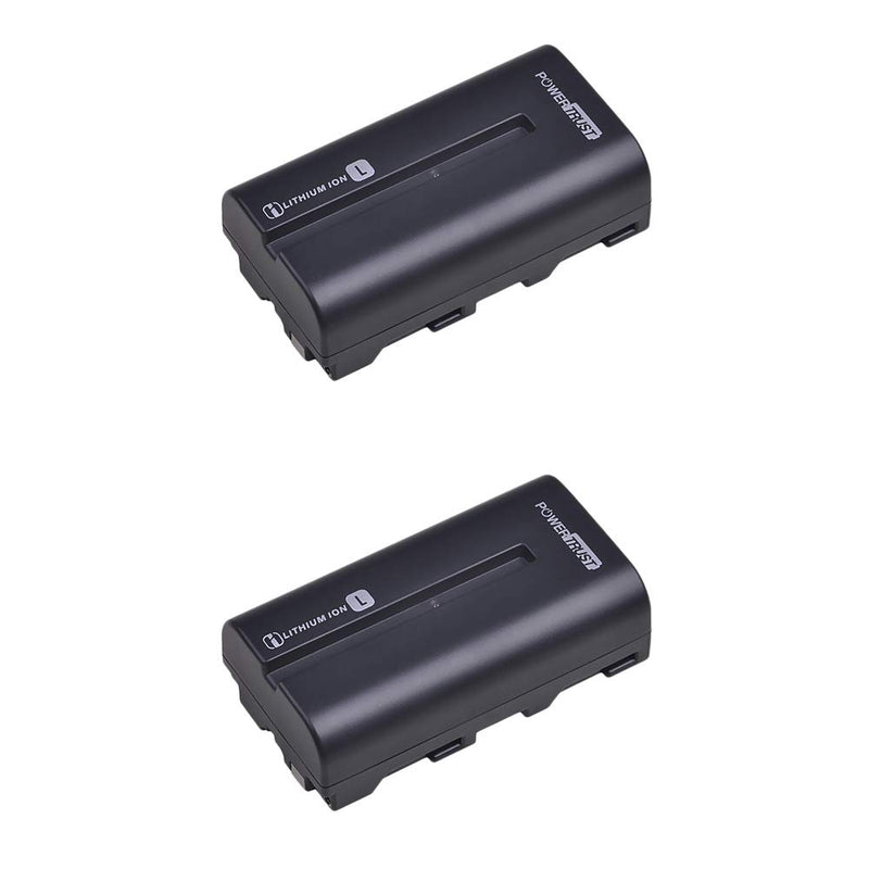 [AUSTRALIA] - PowerTrust 2-Pack NP-F550 NP-F570 Battery for Sony NPF550 NP-F330 NP-F530 NPF570 NP-F730 NP-F750 NP-F960 NP-F970 CCD-RV100 CCD-RV200 CCD-SC5 CCD-SC6 CCD-SC55 CCD-SC65 CCD-TRV66 CCD-TRV67 Batteries 