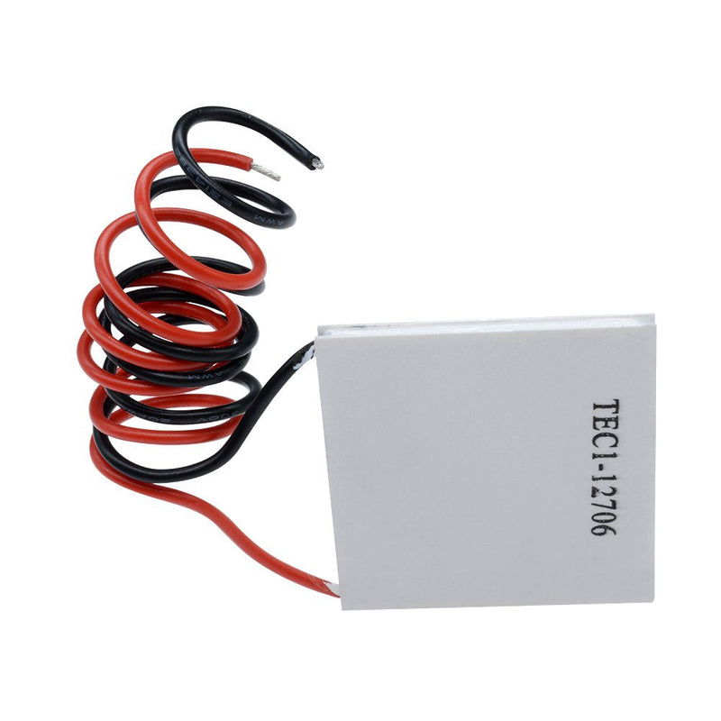 Aideepen TEC1-12706 12V 6A 60W 5pcs Heatsink Thermoelectric Cooler Cooling Peltier Plate Module 40x40MM