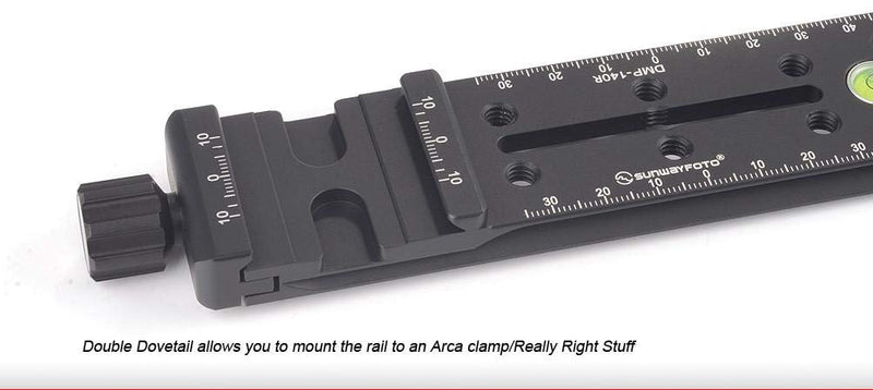 SUNWAYFOTO DMP-140R MP 140mm Rail Nodal Slide Arca & RRS Compatible Clamp Sunway