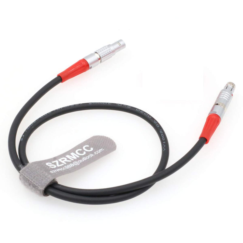SZRMCC ARRI Alexa RS Fischer 3 Pin Male to 0B 4 Pin Male Power Cable for ARRI FIZ Lbus Cforce RF Lens Motor