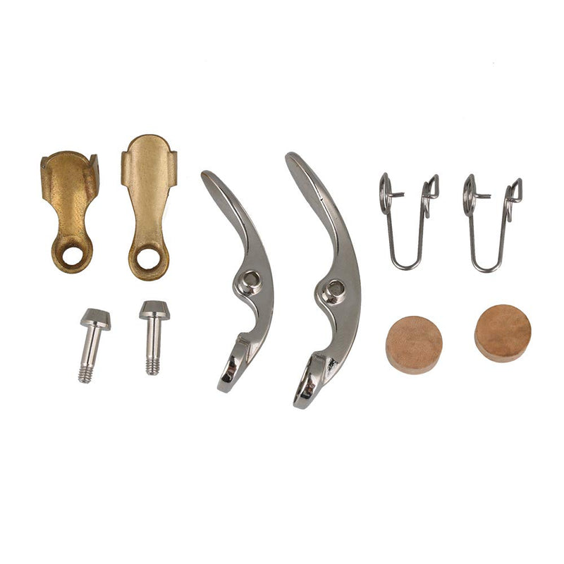 BQLZR Trumpet Valve Cork Pad Drain Valve Key Kit with Cornet Piston Spring Repair Set