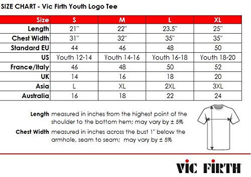 Vic Firth Boy's Vic Firth Clothing T-Shirt Size - M