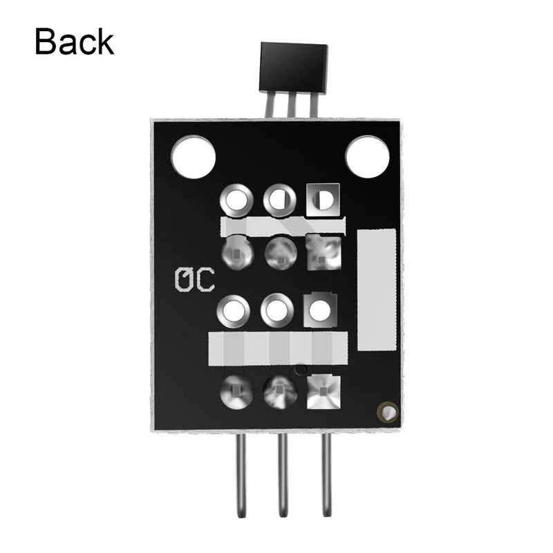 6pcs Hall Effect Magnetic Sensor Module 3144E A3144 Hall Effect Sensor KY-003 DC 5V for Arduino PIC AVR Smart Cars by MUZHI