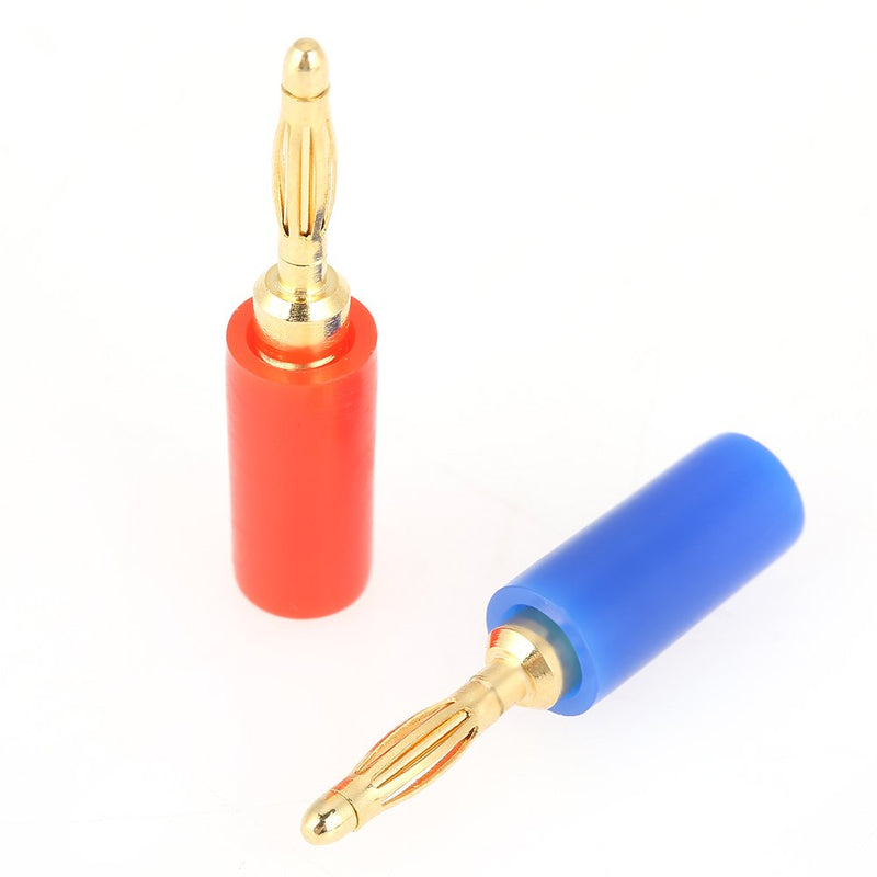 20 Pcs/Set Banana Plugs 2mm,fix Mixed Colors Brass Plastic Test Probes Audio Speaker Connector Panel Mount Banana Socket Jack,for Electrical Testing