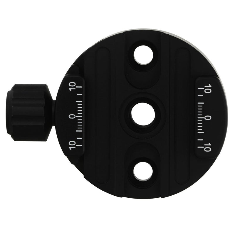 Haoge 58mm Screw Knob Clamp Adapter with 60mm QR Quick Release Plate for Camera Tripod Ballhead Monopod Ball Head Fit Arca Swiss CP-58+QR-60II