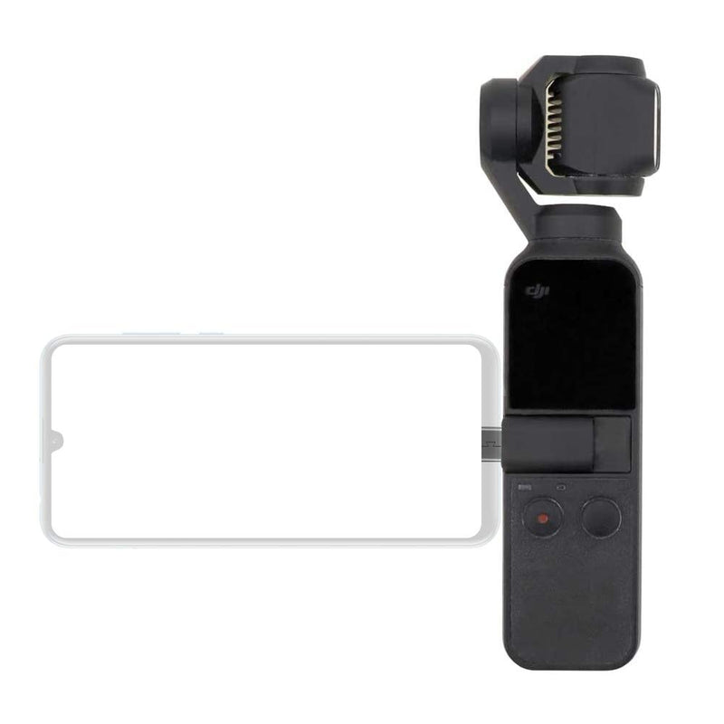 Miroksh OSMO Pocket Micro USB Connector Adapter Replacement Parts Compatible with DJI OSMO Pocket Handheld Gimbal Camera & Android Smart Phone ((Micro-USB Adapter) Micro USB Adapter