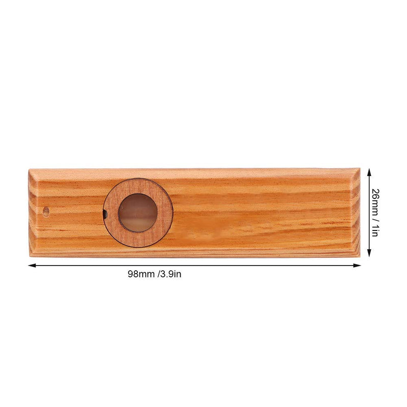 Wooden Kazoo, Accompaniment Flute Kazoo Flute, Music Wind Instrument Elegant Unique Sound Horn for Beginers Adults
