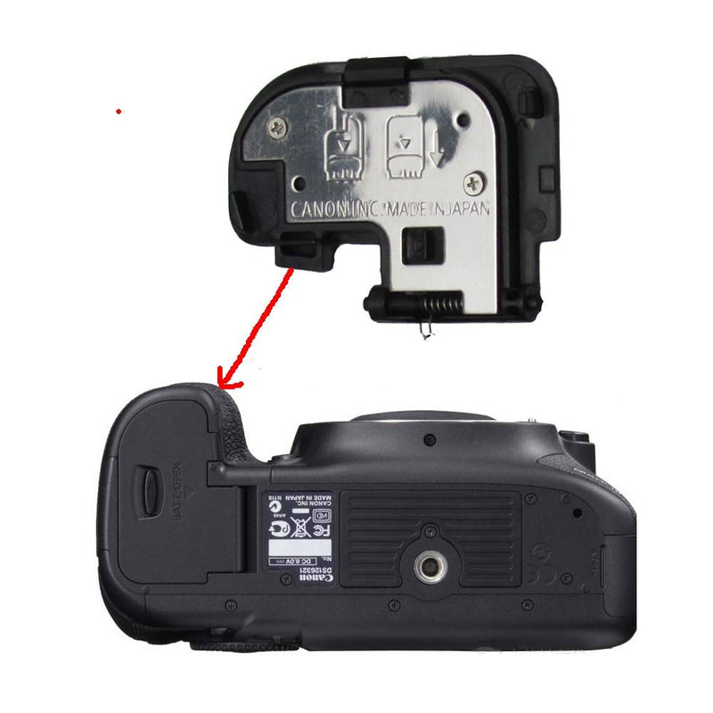 Shenligod (2pcs) Battery Door Cover Lid Cap Replacement Repair Part Compatible with for Canon 5D3 5D Mark III DSLR Digital Camera 2pcs