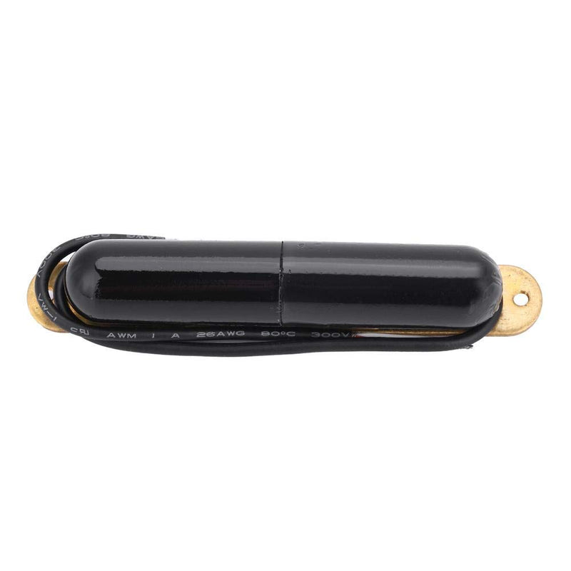 Alomejor Electric Guitar Pickup V Magnet Lipstick Tube Pickups Single Coil Pickup For Electric Guitar Black
