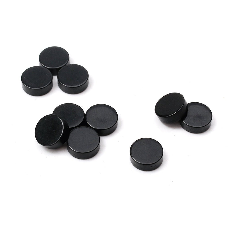 Alnicov 300Pcs Black Acrylic Dots Inlay Markers for Guitar Fingerboard Parts Diameter 6.3mm