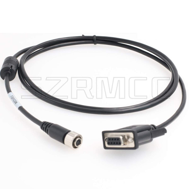 SZRMCC Doc210 Hirose 6 Pin Female to DB9 RS232 Data Transfer Cable for Topcon ES OS PS Sokkia SX CX DX Series Total Stations (DB9)